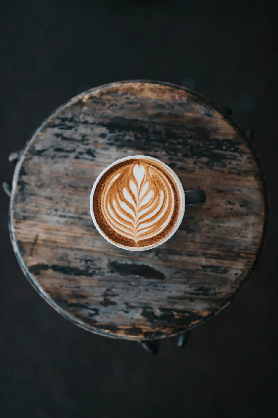 Arquitectura y rincón del café de barrio
